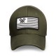 Vortex Optics Flex Fit V Nation Flag Hat Green Sportswear